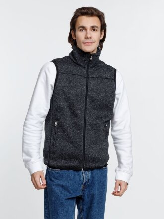 Жилет унисекс Gotland, черный Жилет унисекс Gotland, черный