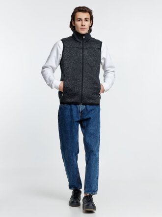 Жилет унисекс Gotland, черный Жилет унисекс Gotland, черный