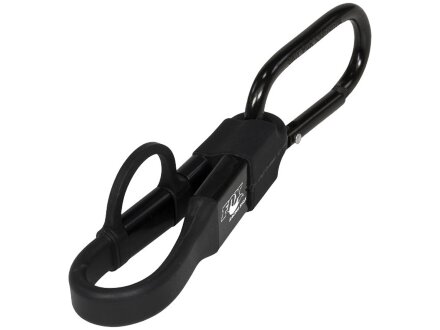 Кабель для зарядки Fold 3-в-1 с карабином, черный Кабель для зарядки Fold 3-в-1 с карабином, черный