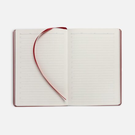 Ежедневник Shall, недатированный, красный Ежедневник Shall, недатированный, красный