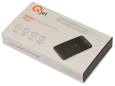 Портативное беспроводное зарядное устройство Airbank, 10000 mAh, черный Портативное беспроводное зарядное устройство Airbank, 10000 mAh, черный