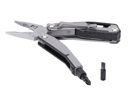 Мультитул-пассатижи Scopus 4-в-1 с двумя битами, черный Мультитул-пассатижи Scopus 4-в-1 с двумя битами, черный