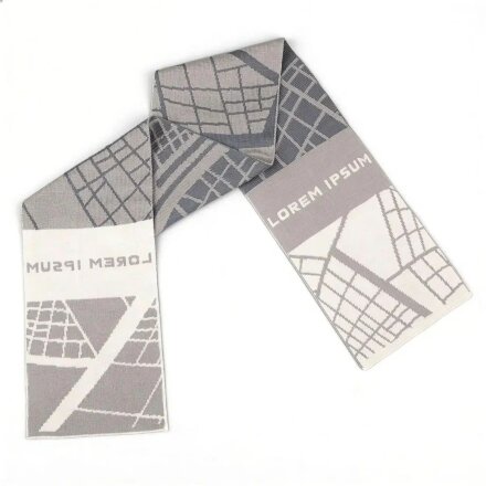 Шарф на заказ Tricksy Light, M, полушерсть Шарф на заказ Tricksy Light, M, полушерсть