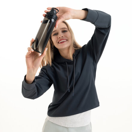 Бутылка для воды Nevada, черная Бутылка для воды Nevada, черная