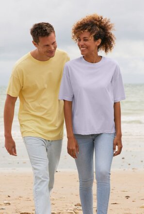 Футболка оверсайз женская Boxy Women, темно-синяя Футболка оверсайз женская Boxy Women, темно-синяя