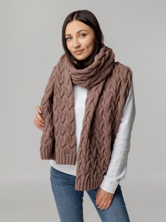 Шарф Loren, коричневый Шарф Loren, коричневый