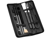 Набор для барбекю Barabicu из 10 предметов, черный (Р) Набор для барбекю Barabicu из 10 предметов, черный (Р)