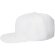 Бейсболка Snapback с прямым козырьком, белая с нанесением логотипа