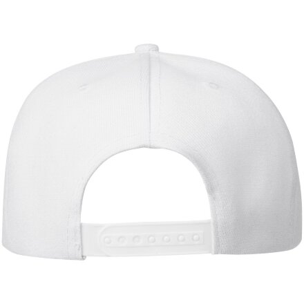 Бейсболка Snapback с прямым козырьком, белая Бейсболка Snapback с прямым козырьком, белая