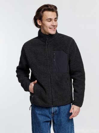 Куртка унисекс Fury, темно-серая (графит) Куртка унисекс Fury, темно-серая (графит)