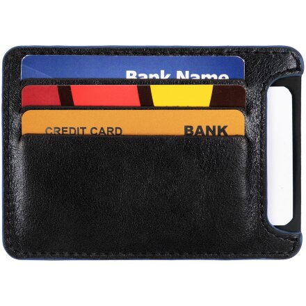 Чехол для карточек Arrival, черный с синим Чехол для карточек Arrival, черный с синим