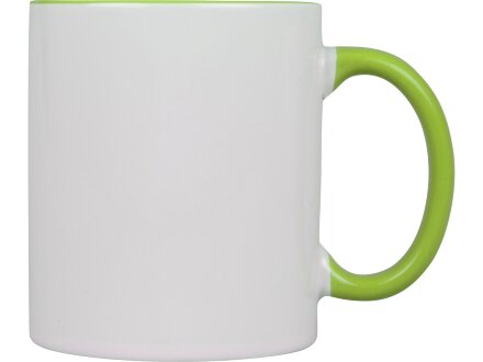 Кружка для сублимации Sublime Color, белый/зеленое яблоко Кружка для сублимации Sublime Color, белый/зеленое яблоко