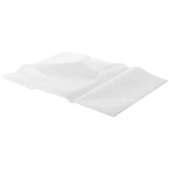 Декоративная упаковочная бумага Tissue, белая с нанесением логотипа