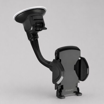 Универсальный держатель Crab 2 для смартфонов, гибкая штанга, черный, Deppa Универсальный держатель Crab 2 для смартфонов, гибкая штанга, черный, Deppa