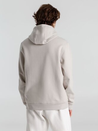 Толстовка с капюшоном унисекс King, дымчато-серая Толстовка с капюшоном унисекс King, дымчато-серая