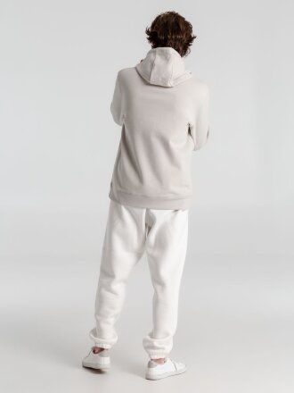 Толстовка с капюшоном унисекс King, дымчато-серая Толстовка с капюшоном унисекс King, дымчато-серая