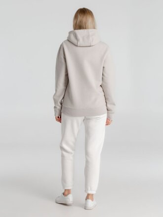 Толстовка с капюшоном унисекс King, дымчато-серая Толстовка с капюшоном унисекс King, дымчато-серая