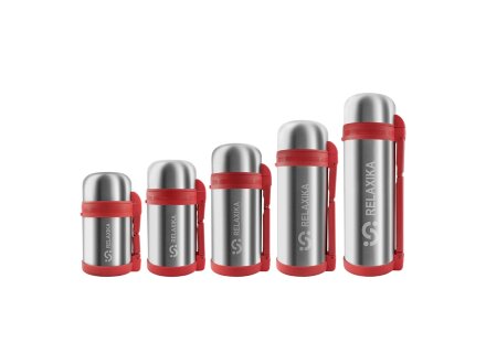 Термос универсальный (для еды и напитков) Relaxika 201, 1000 мл, стальной