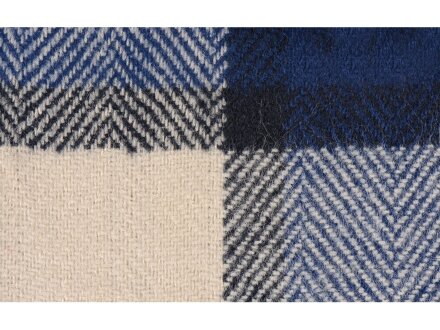 Плед акриловый в клетку Tartan, синий Плед акриловый в клетку Tartan, синий