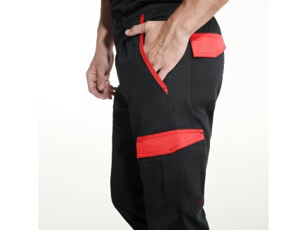 Брюки Trooper, черный/красный Брюки Trooper, черный/красный