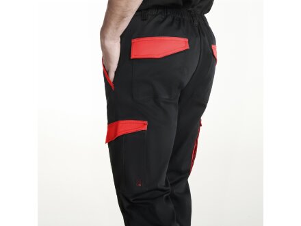 Брюки Trooper, черный/красный Брюки Trooper, черный/красный