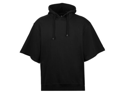 Худи оверсайз с коротким рукавом Warsaw унисекс, черный Худи оверсайз с коротким рукавом Warsaw унисекс, черный