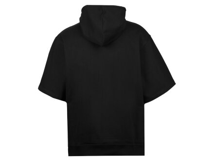Худи оверсайз с коротким рукавом Warsaw унисекс, черный Худи оверсайз с коротким рукавом Warsaw унисекс, черный