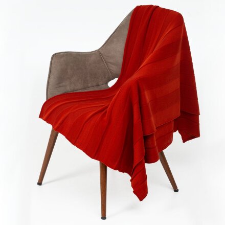 Плед Pleat, коричневый (терракота) Плед Pleat, коричневый (терракота)