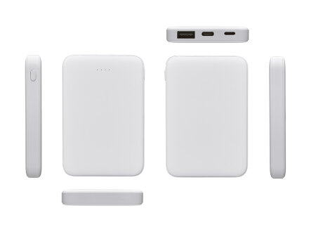 Внешний аккумулятор Simp, 5000 мАч, белый