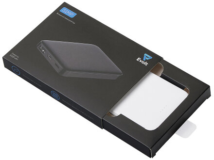 Внешний аккумулятор Simp, 5000 мАч, белый