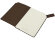 Блокнот А5 в гибкой обложке Chaplin, шоколадный