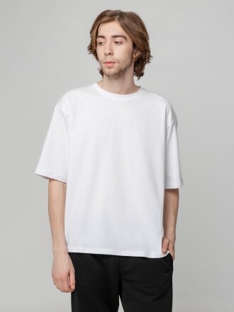 Футболка унисекс оверсайз Street Vibes, молочно-белая Футболка унисекс оверсайз Street Vibes, молочно-белая