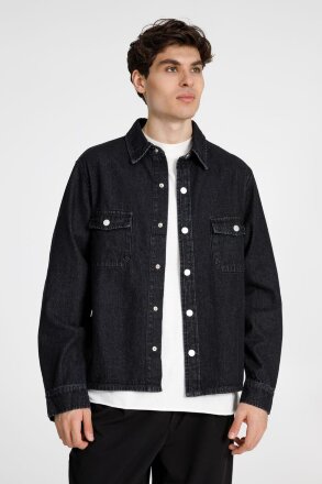 Куртка джинсовая O3, черная Куртка джинсовая O3, черная