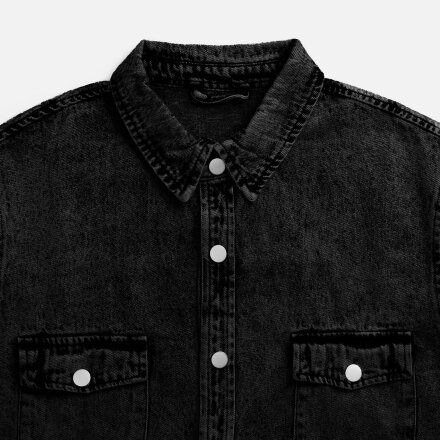 Куртка джинсовая O3, черная Куртка джинсовая O3, черная