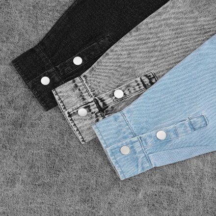 Куртка джинсовая O3, черная Куртка джинсовая O3, черная