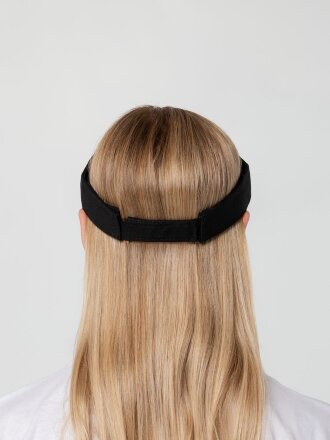 Козырек Active, черный с белым кантом Козырек Active, черный с белым кантом