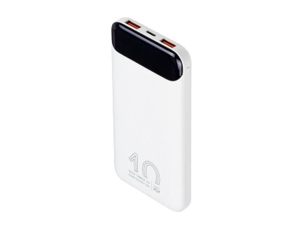 RIVACASE VA2540 (10 000mAh), QC/PD 20W внешний аккумулятор с дисплеем, белый 12/48 RIVACASE VA2540 (10 000mAh), QC/PD 20W внешний аккумулятор с дисплеем, белый 12/48