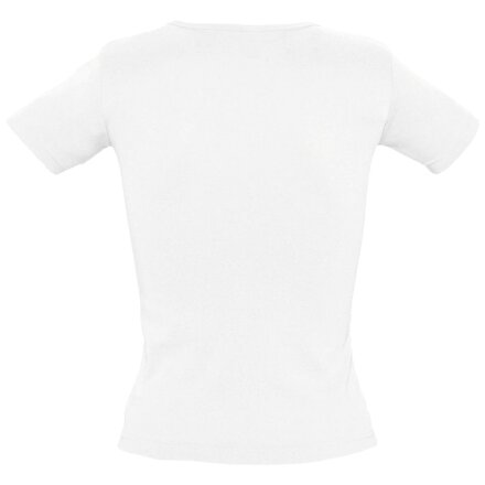 Футболка женская Lady 220 с V-образным вырезом, белая Футболка женская Lady 220 с V-образным вырезом, белая
