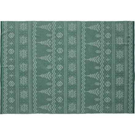 Плед Elnik, зеленый с молочно-белым Плед Elnik, зеленый с молочно-белым