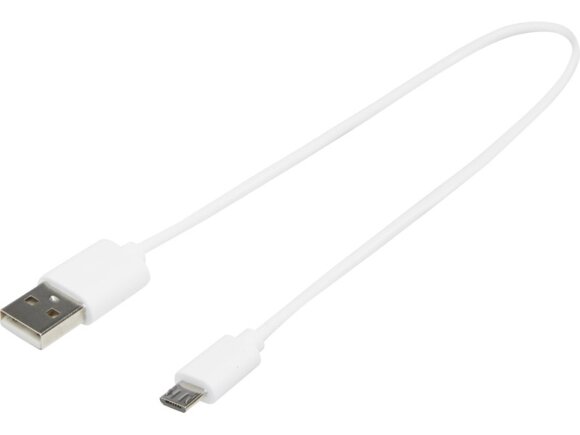 Кабель USB-A  -  Micro-USB TPE 2A, белый