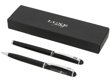 Подарочный набор ручек Andante, черный Подарочный набор ручек Andante, черный