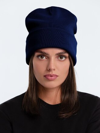 Шапка Real Talk, темно-синяя Шапка Real Talk, темно-синяя