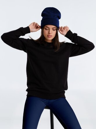 Шапка Real Talk, темно-синяя Шапка Real Talk, темно-синяя