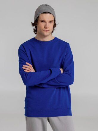 Свитшот унисекс BNC Inspire (Organic), ярко-синий Свитшот унисекс BNC Inspire (Organic), ярко-синий