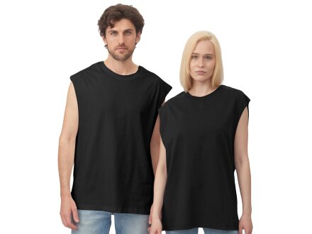 Майка оверсайз Berlin, унисекс, черный Майка оверсайз Berlin, унисекс, черный