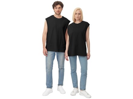 Майка оверсайз Berlin, унисекс, черный Майка оверсайз Berlin, унисекс, черный