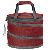 Складная термосумка Coast, бордовая Складная термосумка Coast, бордовая