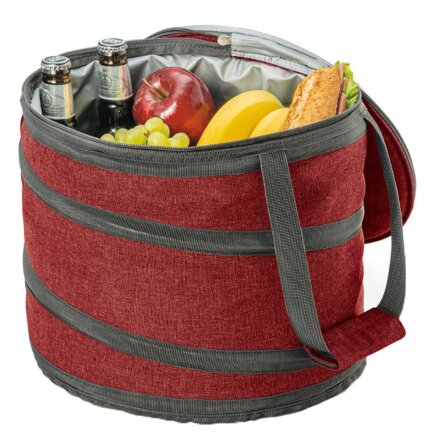 Складная термосумка Coast, бордовая Складная термосумка Coast, бордовая