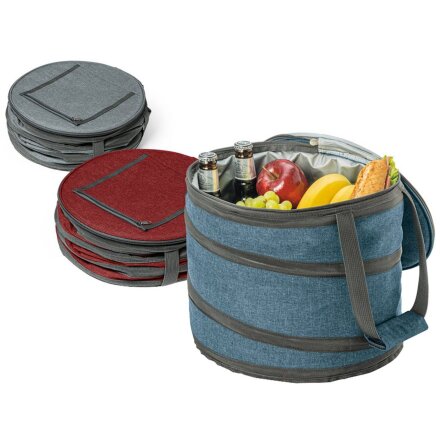 Складная термосумка Coast, бордовая Складная термосумка Coast, бордовая