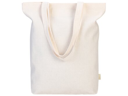 Сумка Fixy из переработанного хлопка с фиксирующей эластичной лентой, натуральный Сумка Fixy из переработанного хлопка с фиксирующей эластичной лентой, натуральный